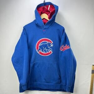 Vintage Nike Middle Swoosh Chicago Cubs Hoodie 2XL